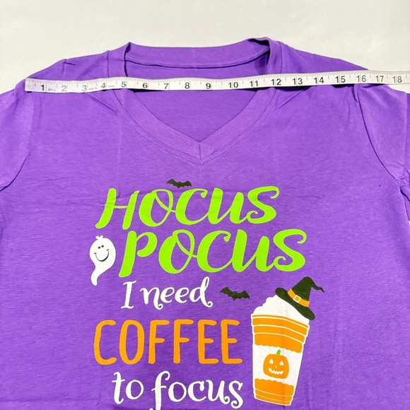 3 T-Shirts with Halloween Pics & Phrases, Purple Red Black Women’s Sz M - Picture 9 of 13